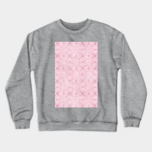 Candy Pink Textured Circles Crewneck Sweatshirt